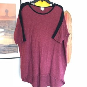 Red and black Space-Dyed Irma - XL